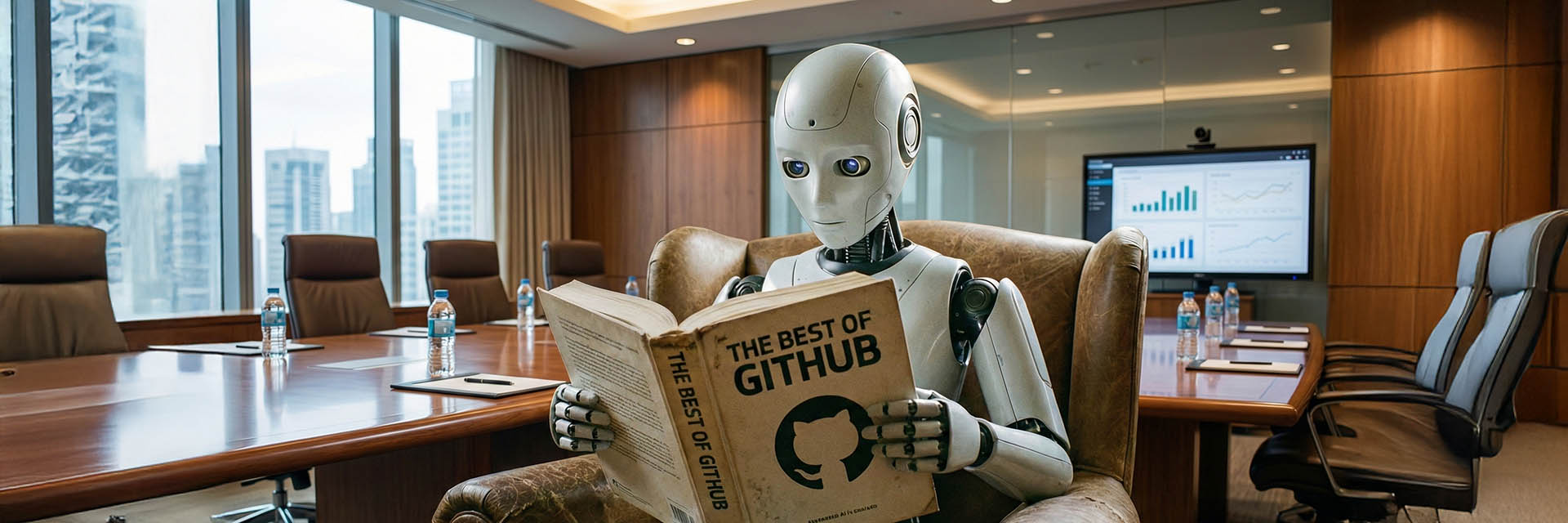 AI Robot Reading MSP-on-github